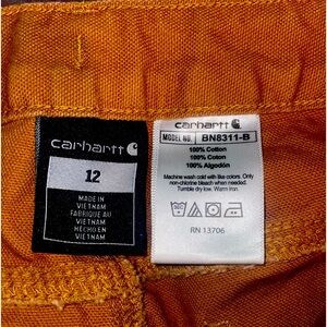 Carharrt size 12 kids work pants